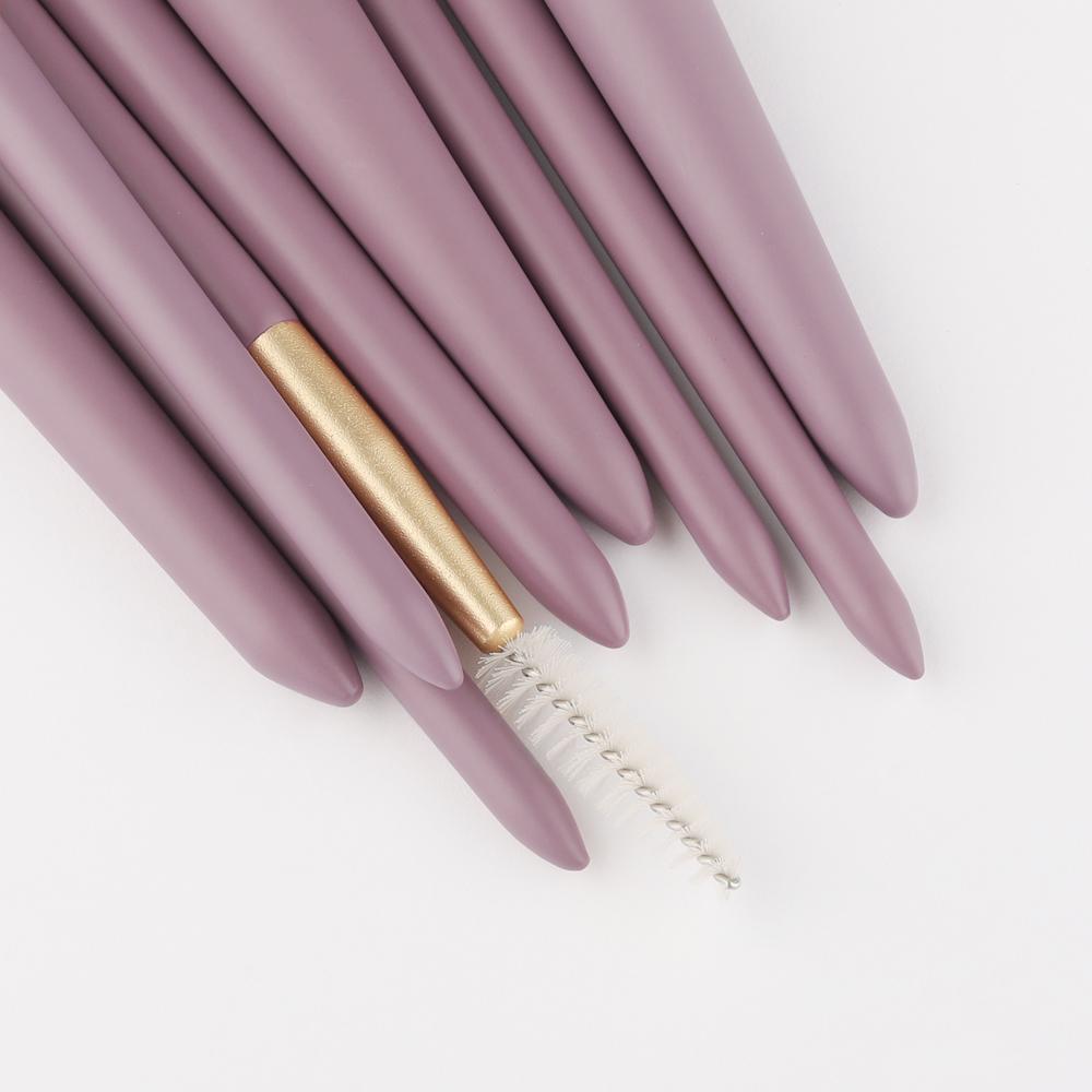 Новые 9 шт., кисти для макияжа, косметические инструменты, пудра, тени для век, инструмент для макияжа бровей, веганский набор кистей для макияжа с сумкой