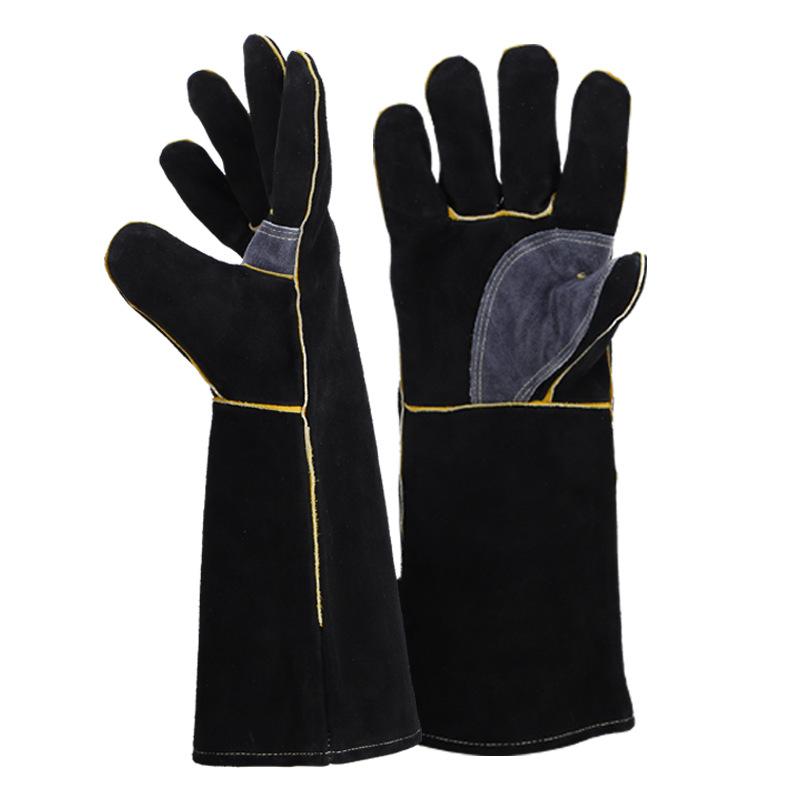 Fireproof Tig/Mig Welder's Welding Gloves,Heat-resistant Oven Mittens,Heat-insulate BBQ Gloves Guantes Para Trabajo Hombre