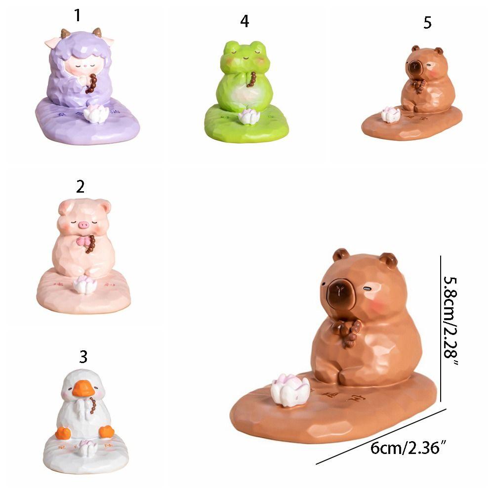 Ручной работы держатель для телефона в виде лотоса смоляные настольные украшения в виде животных милая фигурка лягушки декор для домашних животных