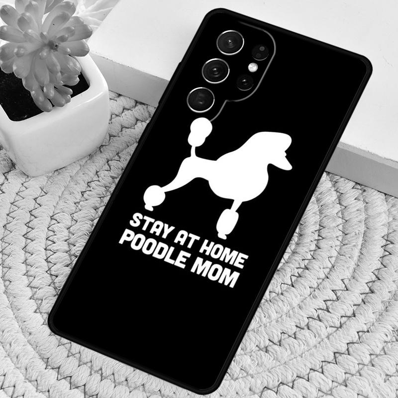 Peace love Poodle Silicone Phone Case For Samsung Galaxy note 10 pro S26 S25 S24 S23 S22 S21 Plus S25Ultra Capa Cover
