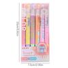 6Pcs/Set Stackable Color Marker Pen Plastic Color Painting Pen Double-ended Highlighter  Diary