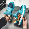 Fashion Fashion Blue Designer Skateboard Shoes Men Streetwear Hip Hop Sneakers Men Luxury Platform Skateboard Sneakers Men Basket Homme