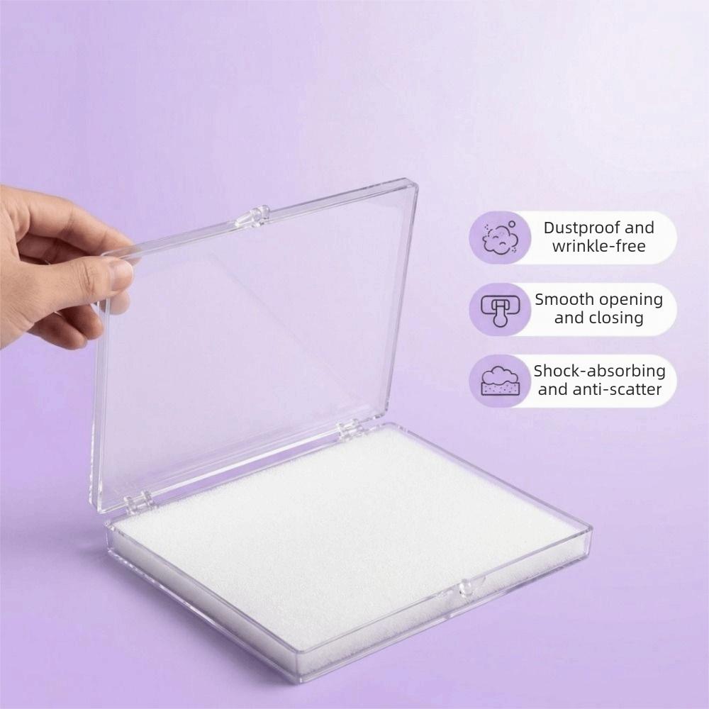 Anti-Spill Perler Bead Storage Box Transparent Semi-finished Storage Box Project Storage