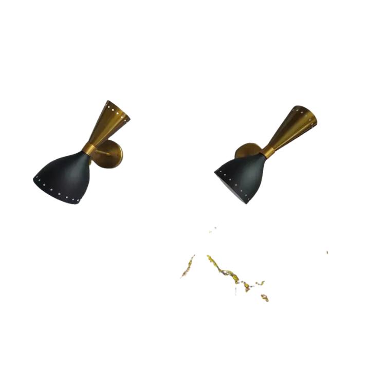 Brass Rustic Wall Sconce Light Mid Century Modern Sconce Italian Wall Lamp Light