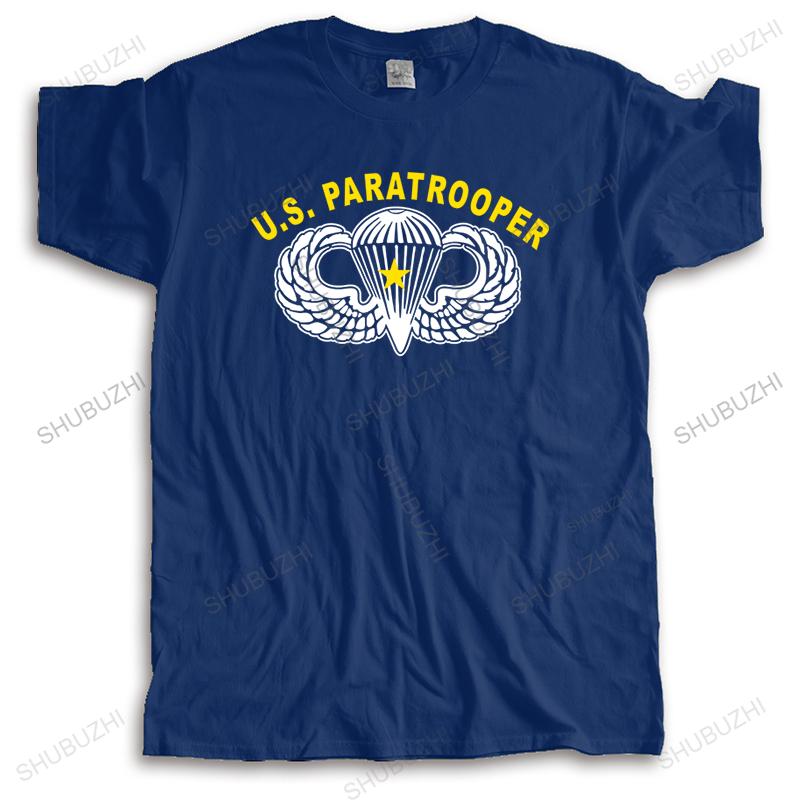 Unisex Oneck Tshirt Fashion Brand Tshirt Black New 82nd Airborne Division Combat Jump Wings Us Paratrooper Cotton Unisex Teeshirt