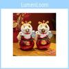 Adorable Authentic Lucky Wealth Plush Dog Snake Doll Soft Toy For New Year Gifts