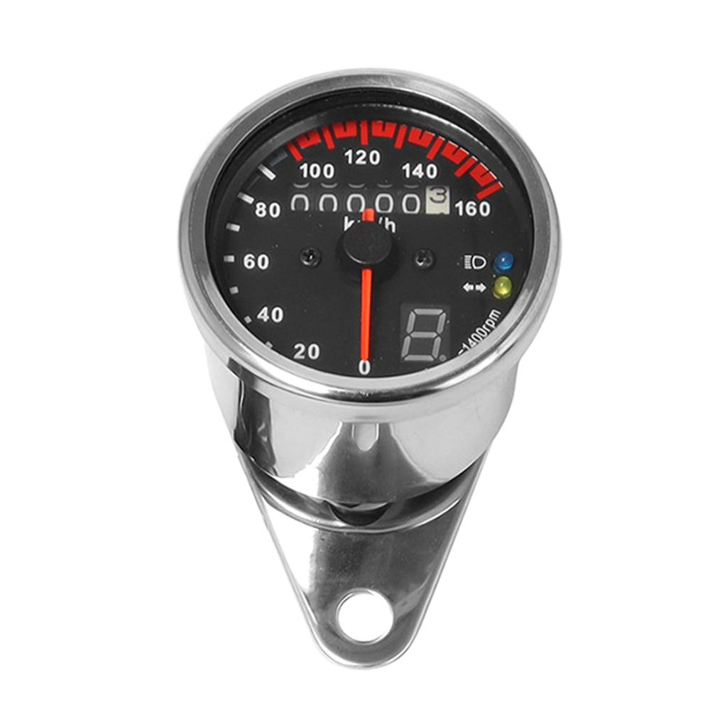 Motorcycle Odometer Tachometer for Iron Horse Earth Vintage Digital Speedometer LED Backlit Motorbike Accessories