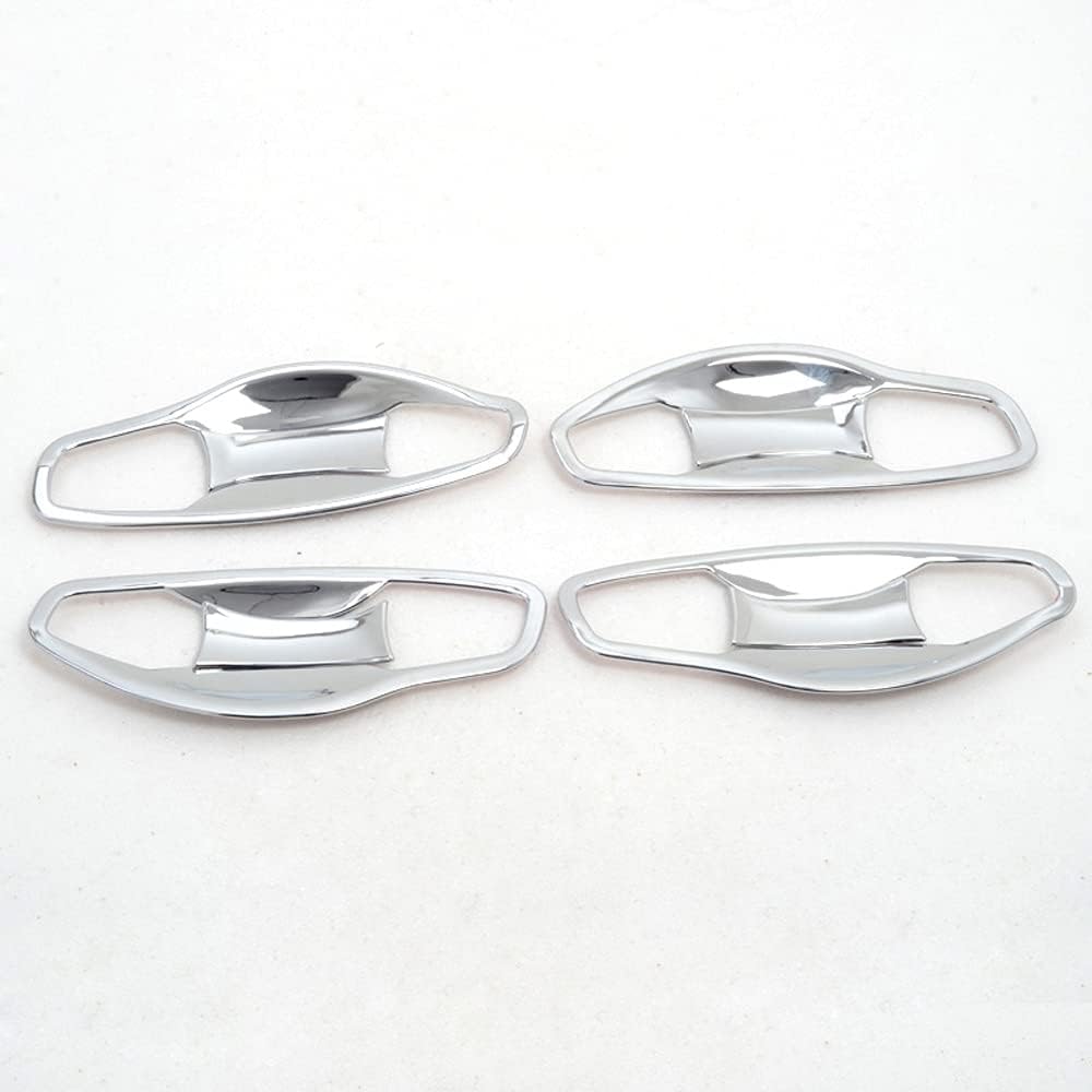 Для Hyundai Santa Fe IX45 2013-2015, Хромированные накладки на чаши ручек боковых дверей из АБС-пластика, Накладки для автомобиля, Внешние аксессуары