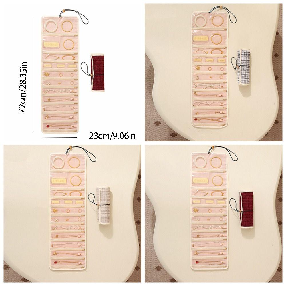 Многослойная складная сумка для украшений Складная сумка для хранения украшений Кольца Браслет