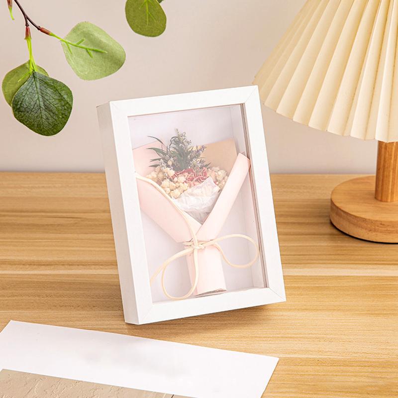 1 шт. полая 3 см ручная работа DIY сухоцвет хранение современная простая деревянная фоторамка художественный стиль украшение дома