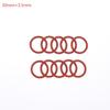 10PCS Silicone O RING For Coffee 43.6*35*4.3 Mm O-Ring VMQ Gasket Seal Thickness 4.3mm ORing Red Rubber