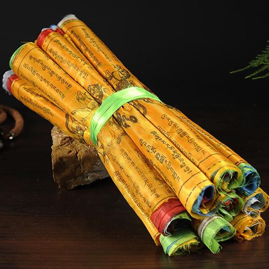 Молитвенный флаг Портативный Легкий Декоративный Религиозный Флаг Тибетский Буддийский Атрибут Молитвенный Баннер для Улицы