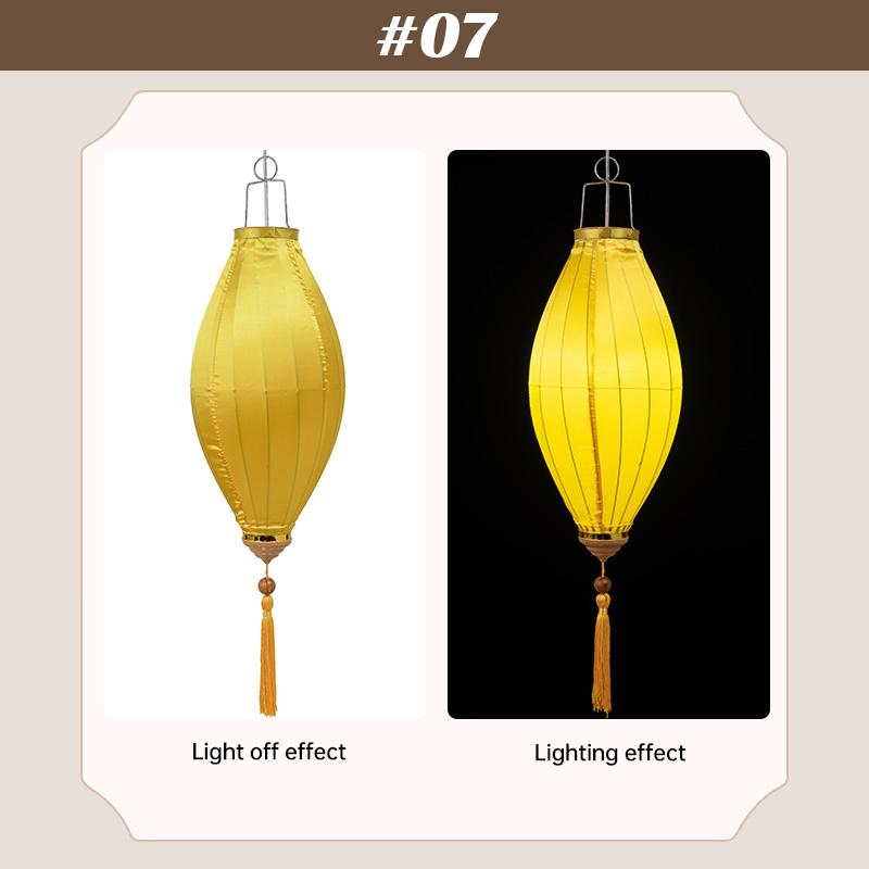 14-дюймовый традиционный фонарь для вечеринки на открытом воздухе шелковый фонарь китайский вьетнамский праздник середины осени весенний новогодний декор украшения