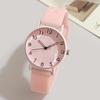 New Fashion Women's Silicone Strap Sport Quartz Wristwatch