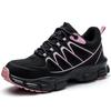 Black Non-Slip Safety Shoes Women Lightweight Work Shoes Ladies Anti Puncture Safety Toe Sneakers Work Boots With Cap For Women