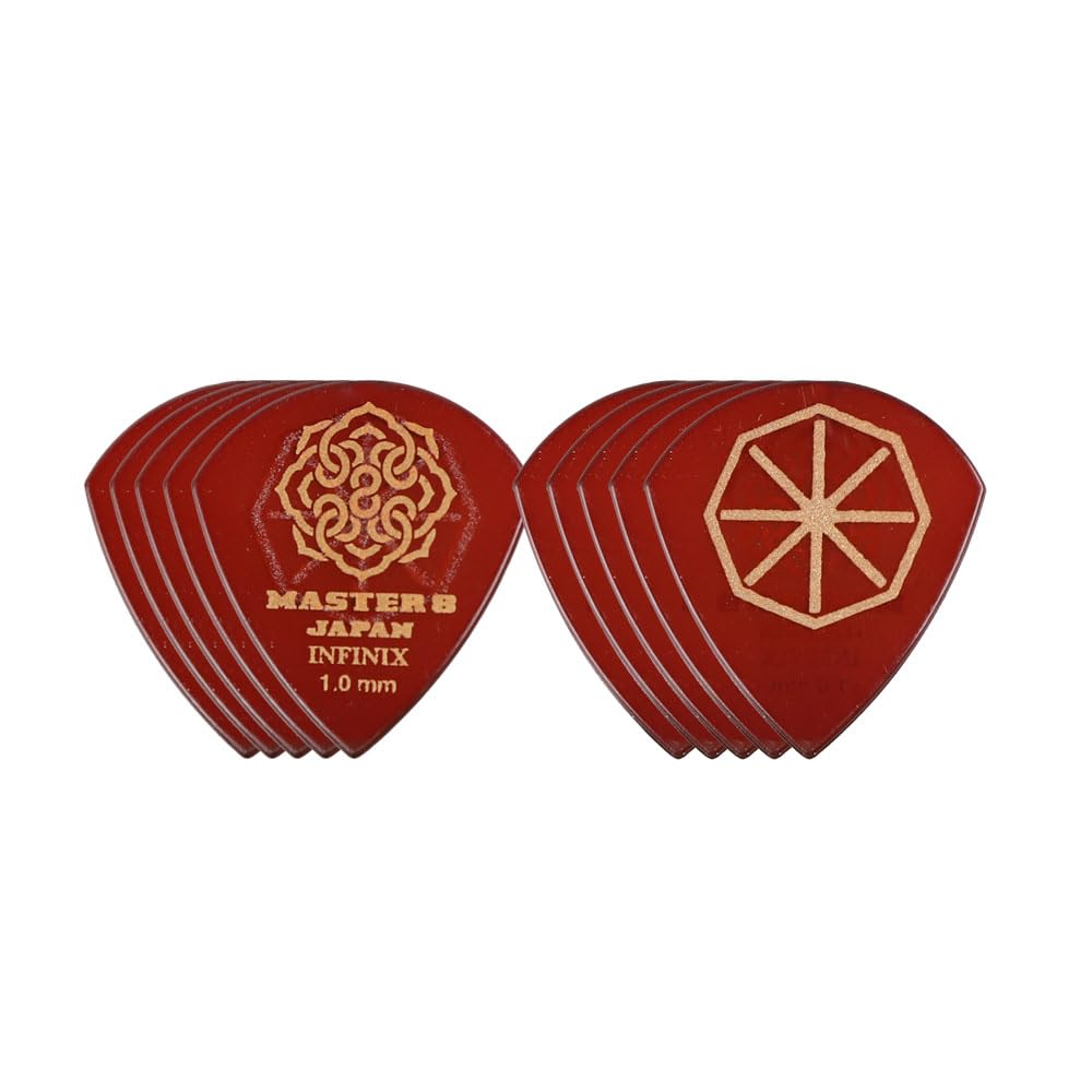 MASTER 8 JAPAN INFINIX JAZZ III XL TYPE HARDGRIP Picks x 10 IFS-JZ100 1.0mm