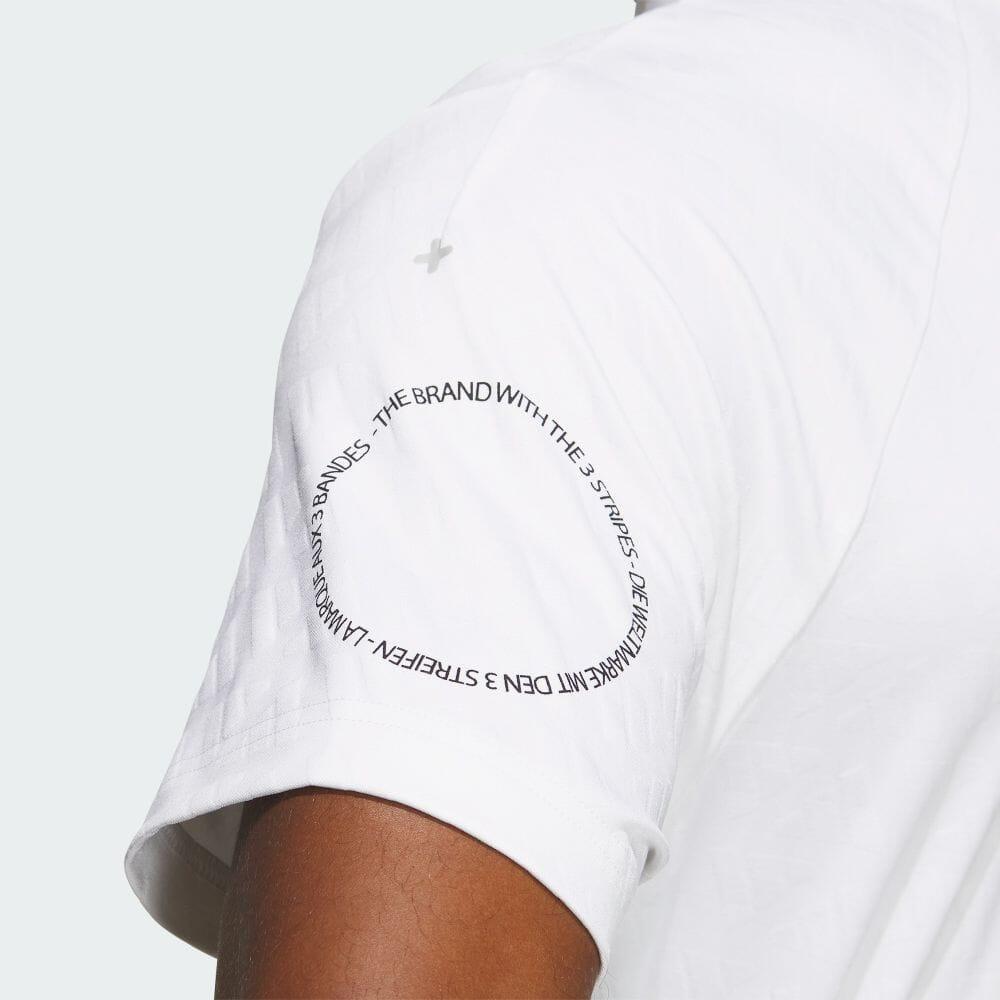 Adidas Logo Print Crew Neck Short Sleeve T-Shirt Men Tops White IN9059