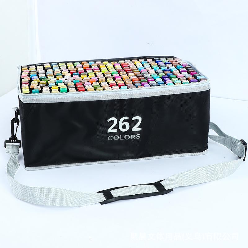 48-Color Dual Tip Alcohol-Based Marker Set for Kids, Quick-Drying Art Pens