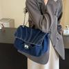 Denim Bag Women's Chain Shoulder Crossbody Bag Commuter Tote Bag