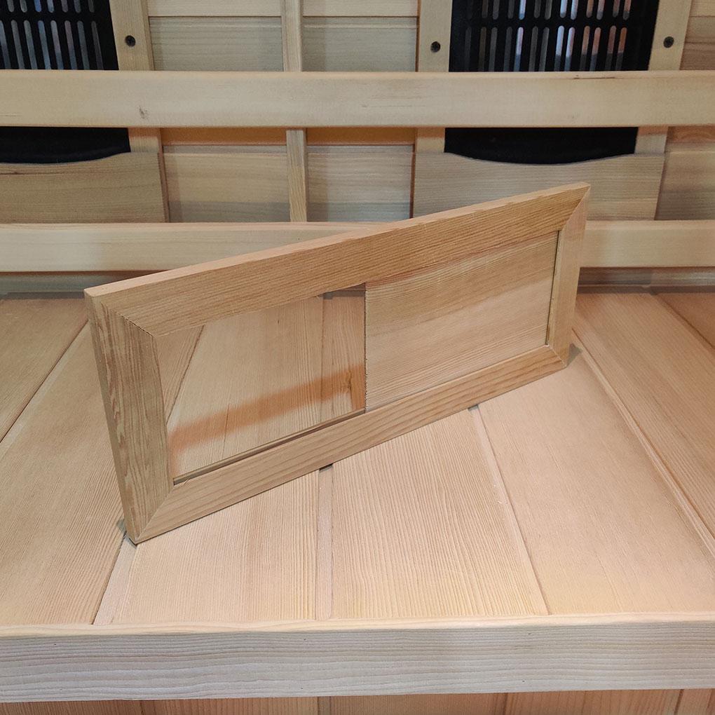 Сауна Вентиляционное отверстие Сушилка Декоративная вентилируемая решетка Окно Практичная гладкая деревянная жесткая структура Выход пара