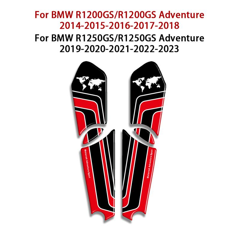 BMW R1200GS R1250GS ADV 2014-2023 3D Гелевая Наклейка-Защита Переднего Крыла Версия Trophy Защита Покраски Наклейка