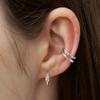 XANADU SPARKLE EAR CUFFSILVER