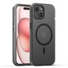 Магнитный чехол для телефона для iPhone 15 Матовый магнитный защитный чехол