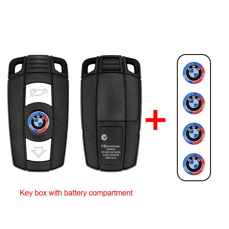 DKHN5 3 Buttons Replacement Remote Car Key Shell Case Cover Fob For BMW E61 E90 E60 E91 E92 E93 E87 Series 3 5 X3 X5 Smart Key Housing