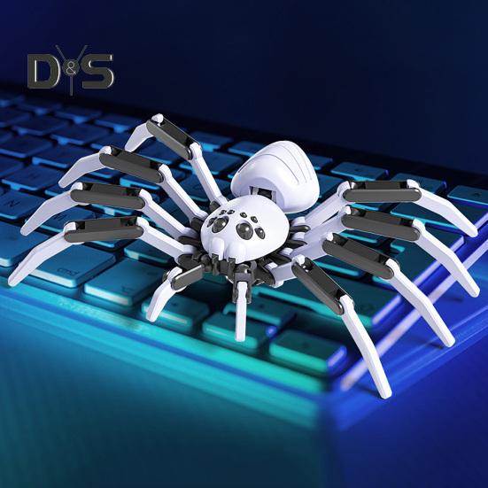 3D красочная гигантская фигурка паука с подвижными суставами, модель паука, реалистичное украшение для животных, обучающая игрушка для сборки паука, настольное украшение