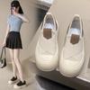 Summer Breathable Small White Shoes Female Students Platform Shoes Casual Board Shoes Street Photo 6916