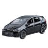 1/32 TOYOTA PRIUS Металлическая модель автомобиля Литая модель Звук и свет Инерционная машинка Декоративные элементы центральной консоли Подарок для ребенка