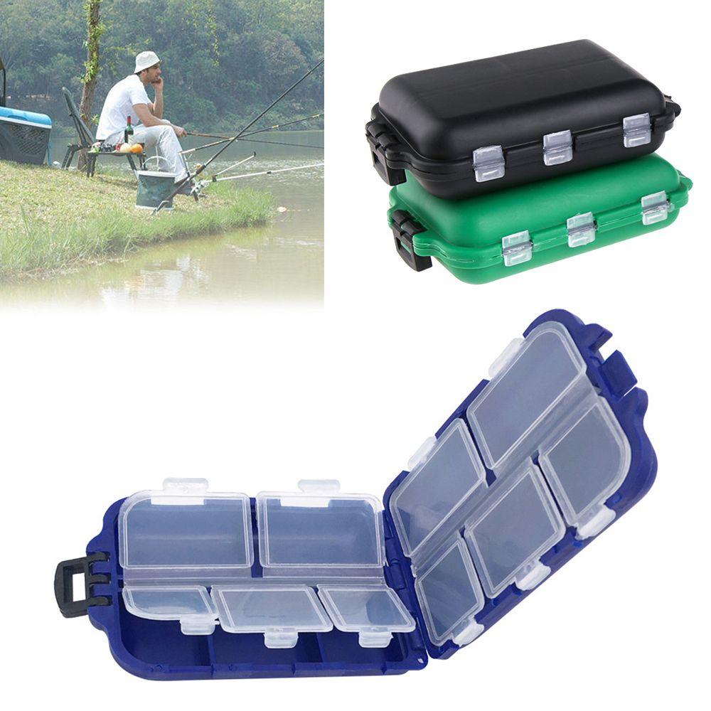 Portable Accessory Tool Square Fishhook Box Lure Container Bait Storage Case Fishing Tackle Boxes