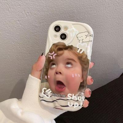 Причудливый кремовый чехол для iPhone 15 Pro Max/14/13, подходит для Apple 17/16 Pro, милый дизайн с индивидуальностью