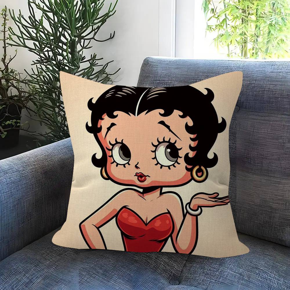 Pillow Anime Pillow Sofa Bed Head Pillow Cover Cushion Cover Fashion ANIME cute BBetty Boop