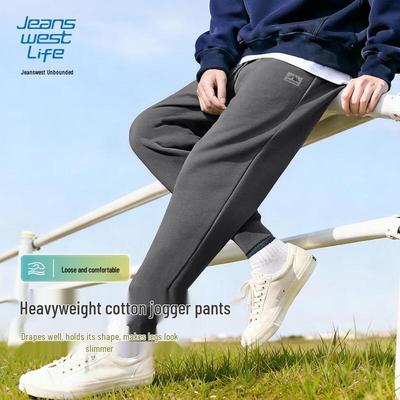 JEANSWEST LIFE Мужские повседневные брюки свободного кроя с заужением