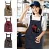 Adjustable Kitchen Apron Cartoon Cooking Smock Cute Catering Work Clothes for Home Kitchen