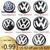 Для VW Volkswagen Jetta MK5 Golf 4 шт./комплект 56 мм/65 мм/66 мм Стайлинг автомобиля Колпачки центральных отверстий колес Заглушки ступиц Значки Аксессуары Для VW Volksw