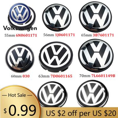 Для VW Volkswagen Jetta MK5 Golf 4 шт./комплект 56 мм/65 мм/66 мм Стайлинг автомобиля Колпачки центральных отверстий колес Заглушки ступиц Значки Аксессуары Для VW Volksw