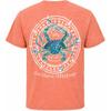 Southern Attitude Salty Deal with It Crab Sunset Orange T-Shirt