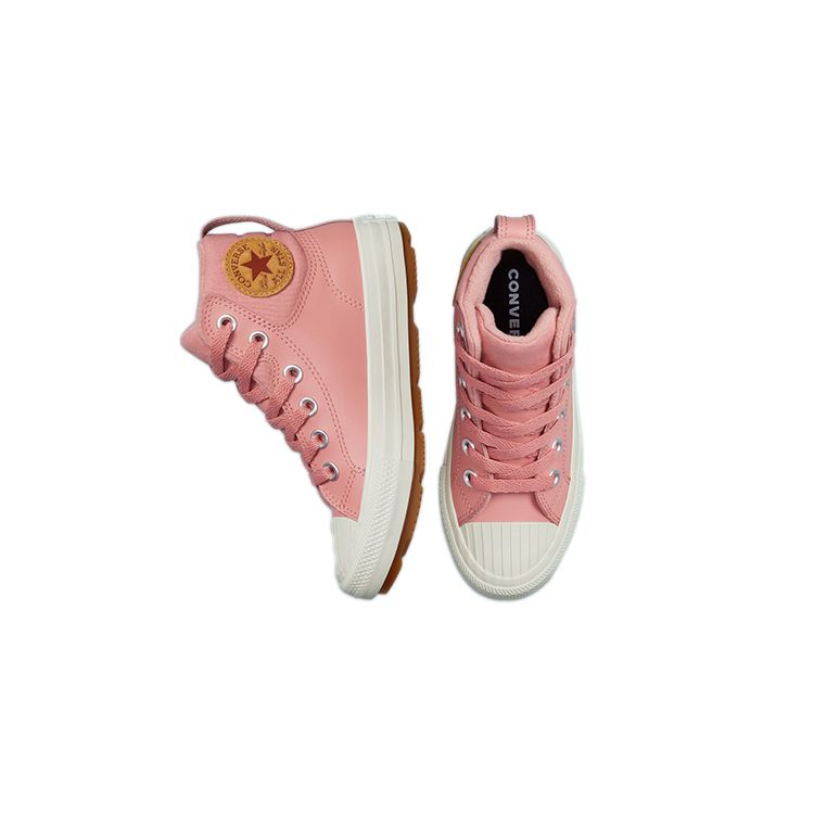 Converse Chuck Taylor All Star Berkshire Boot PS Розовый ржавчины Детские кроссовки Бледно-бежевый 371523C