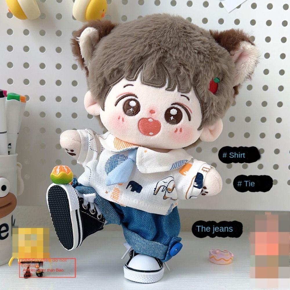 Fashion 20cm Cotton Doll Clothes Dressing Game DIY Doll's Accessories Trendy Replacement Outfit
