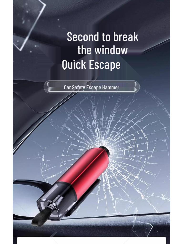 New Customer Discount: Portable Multi-Functional Car Safety Hammer & Seatbelt Cutter