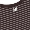 New Balance Женская полосатая футболка с коротким рукавом Nbneg2w422