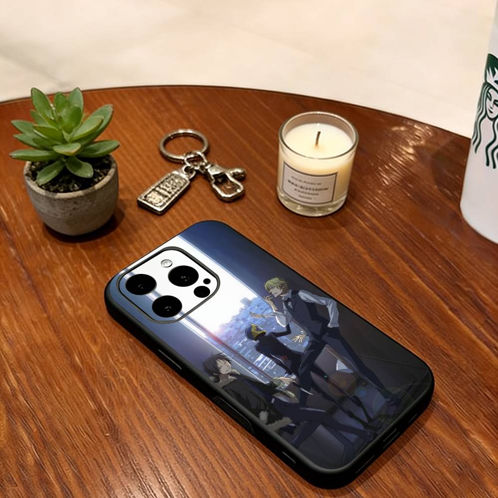 Durarara Phone Case For iPhone 17, 16,15,14,13,12,11 Plus,Pro Max, Others Soft Silicone Black Cover