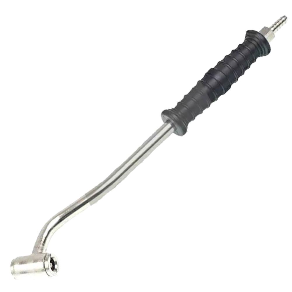 Extension for inflating twin truck tires, double-sided handle, 8mm hose