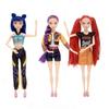 1/3Pcs 11-Inch Kpop Hunter Girl Doll Animated Movie Inspired Movable Joints Girl Action Figure Collectible Toy Decoration Ornament Fans Gift