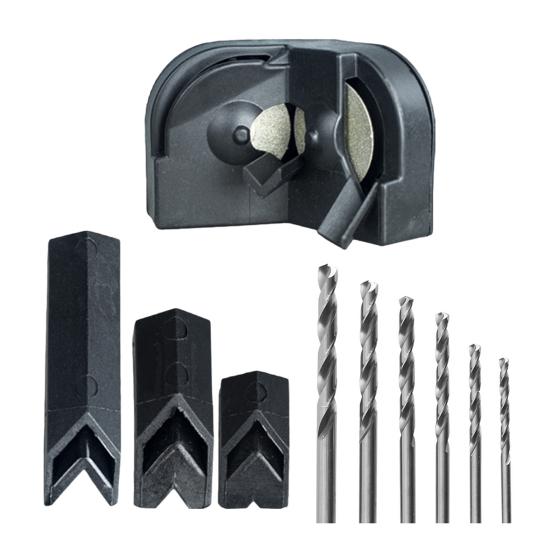 Точилка для сверл Износостойкий многоцелевой шлифовальный инструмент Эффективная портативная быстрая точилка для сверл