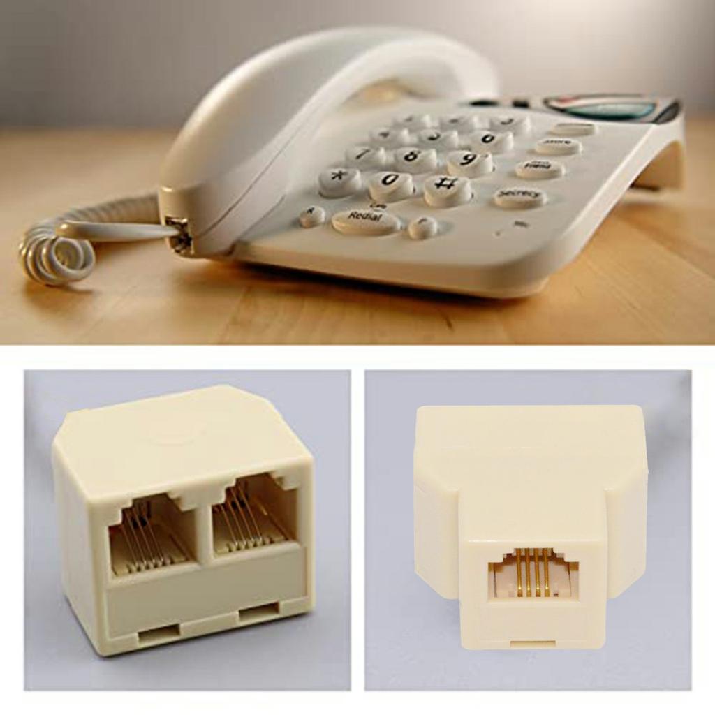 CA-006 4 шт./набор 1/2/3/4-портовая розетка 6P4C RJ11 RJ12 Телефонный модульный разъем-разветвитель адаптер