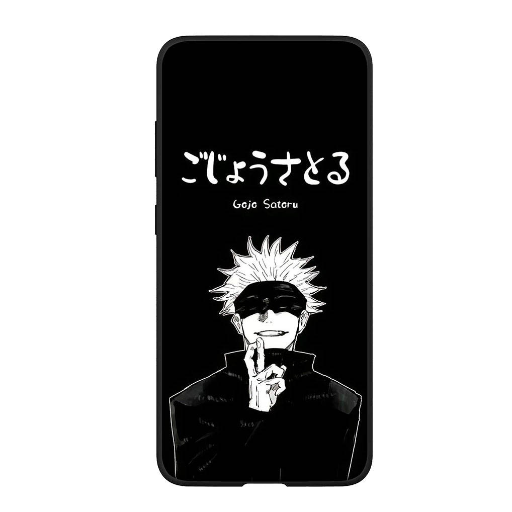 For Samsung Galaxy S24 S23 iPhone 16 15 14 Xiaomi Redmi Note 13 12 11 10 8 Plus 9 Pro Max X XR Case Anime Jujutsu Kaisen Gojo Satoru OPPO Huawei Cover