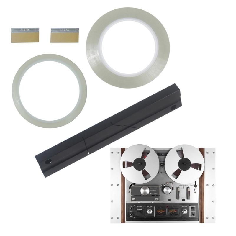 1/4-дюймовые блоки для склейки ленты Набор для ремонта ленты Простые в использовании для Studer Анодирование Затвердевает Предотвращает Окисление